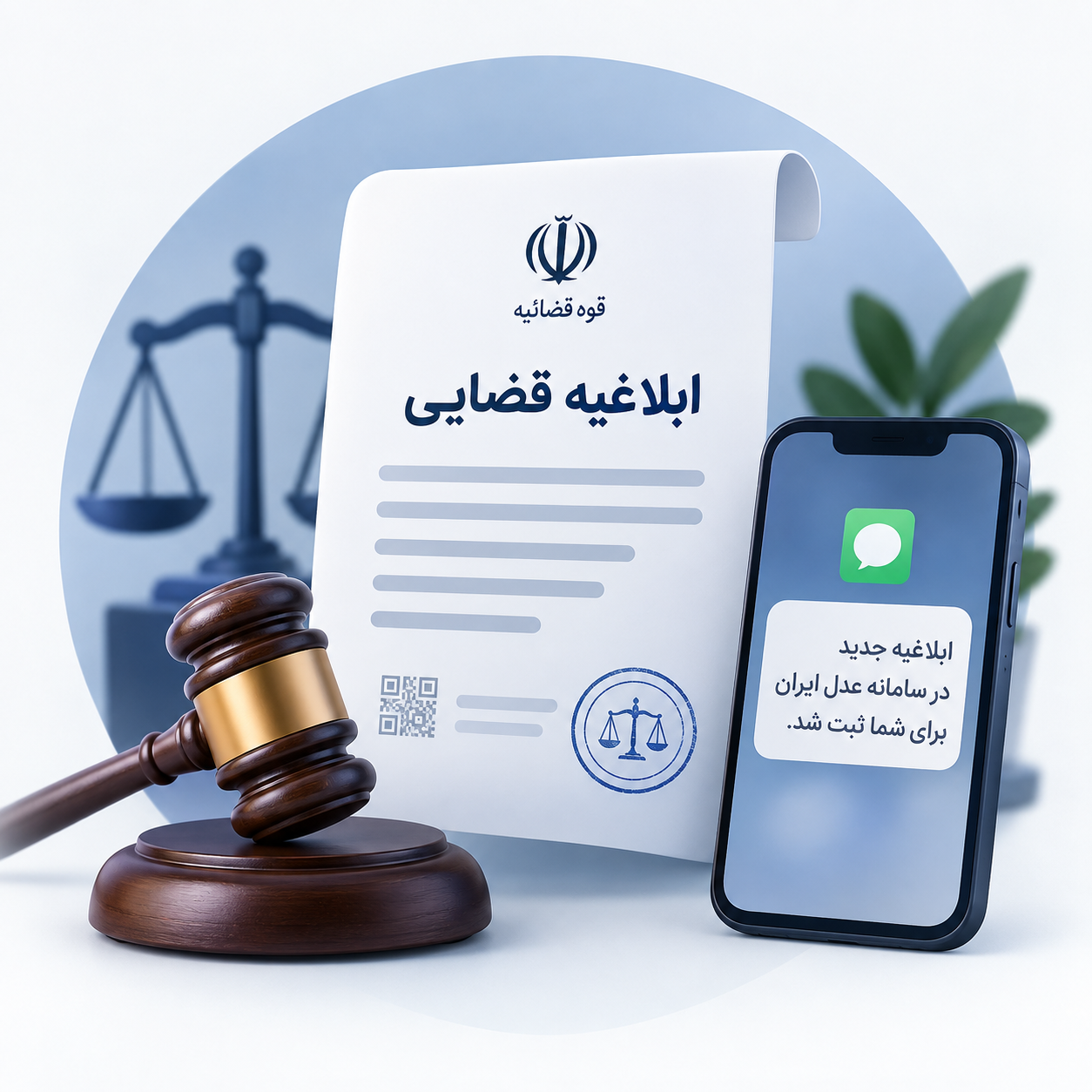 ابلاغیه قضایی